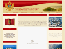 Tablet Screenshot of montenegroconsulate-lb.org